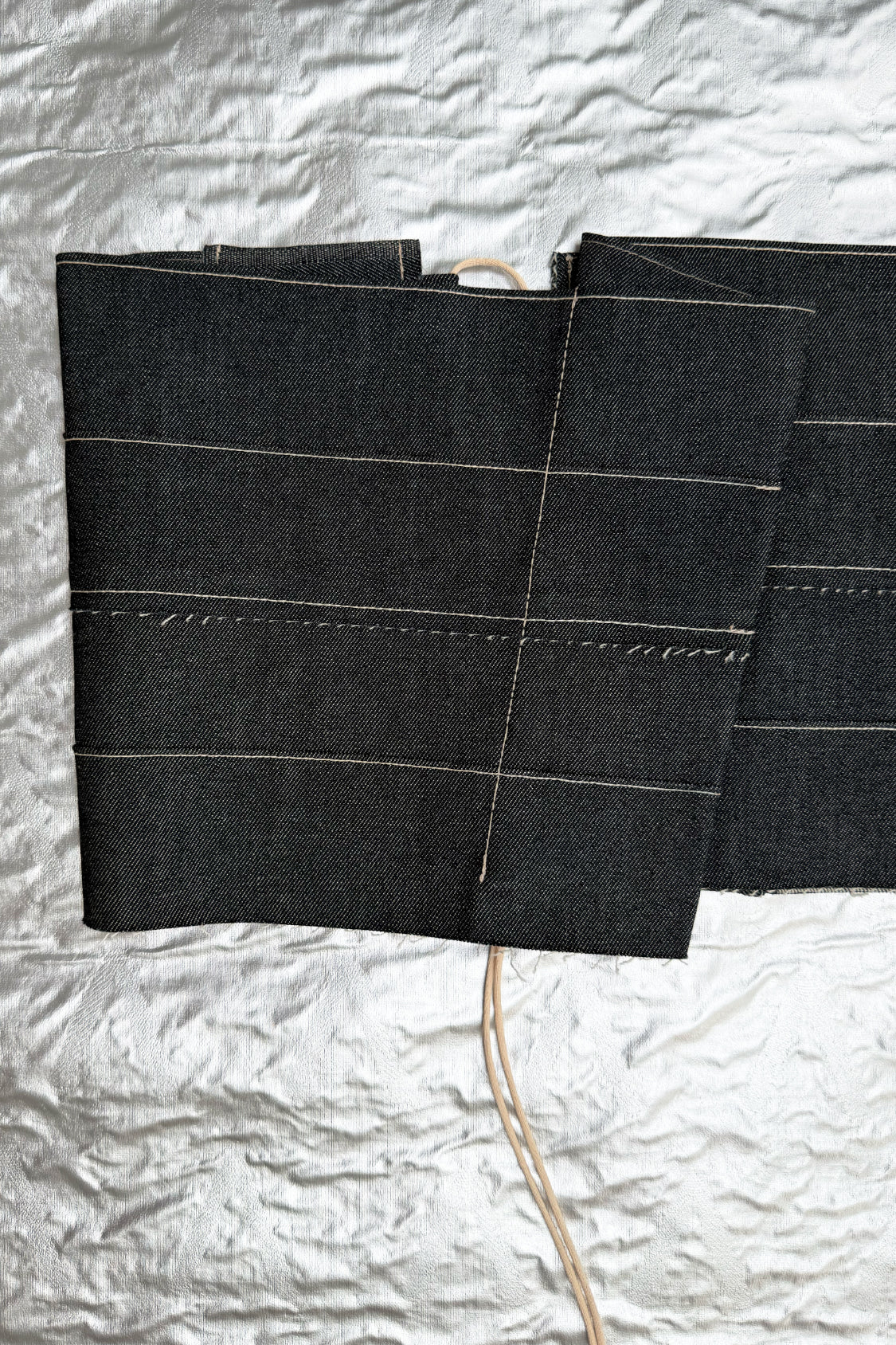 SIRI RAW DENIM TOP / Lyocell
