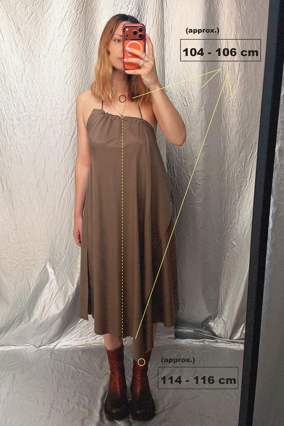 LINA FLAIR DRESS / Lyocell TENCEL - Shohei-collection