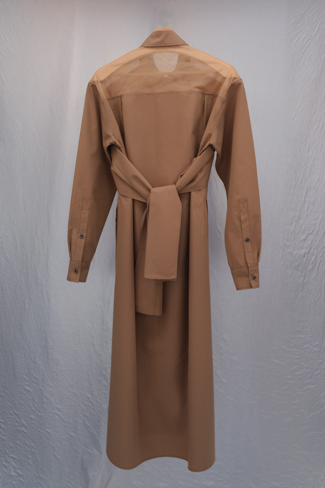 IRENE SHIRT DRESS Dune / signature style - Shohei-collection