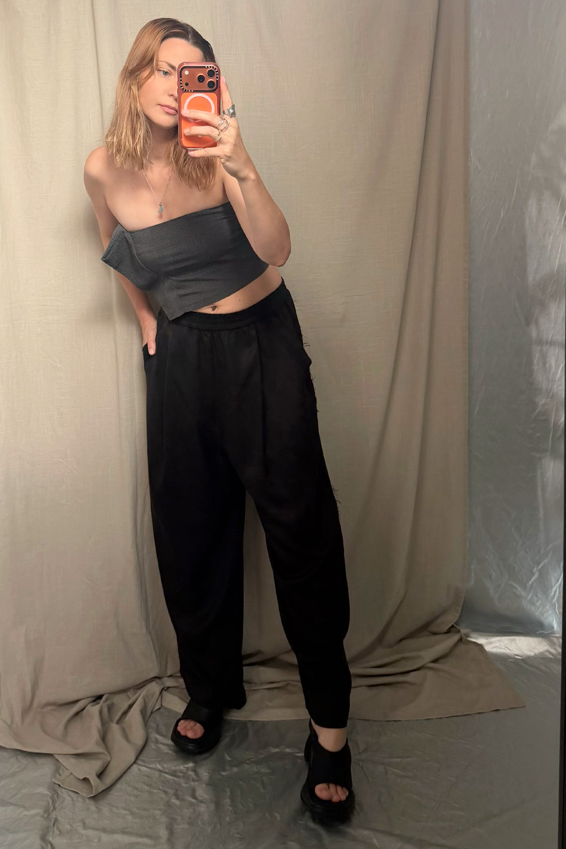 JUN WIDE PANTS / silk touch Lyocell TENCEL™