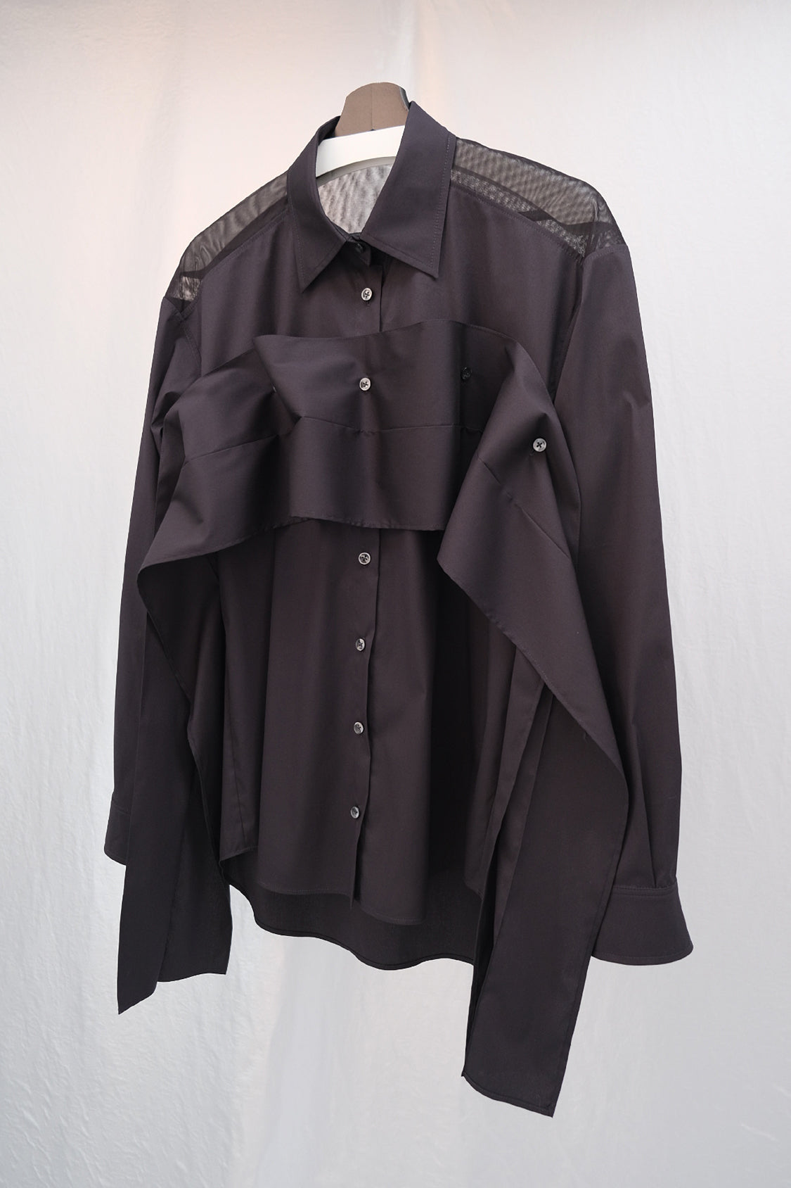 IRENE SHIRT Black / signature style - Shohei-collection