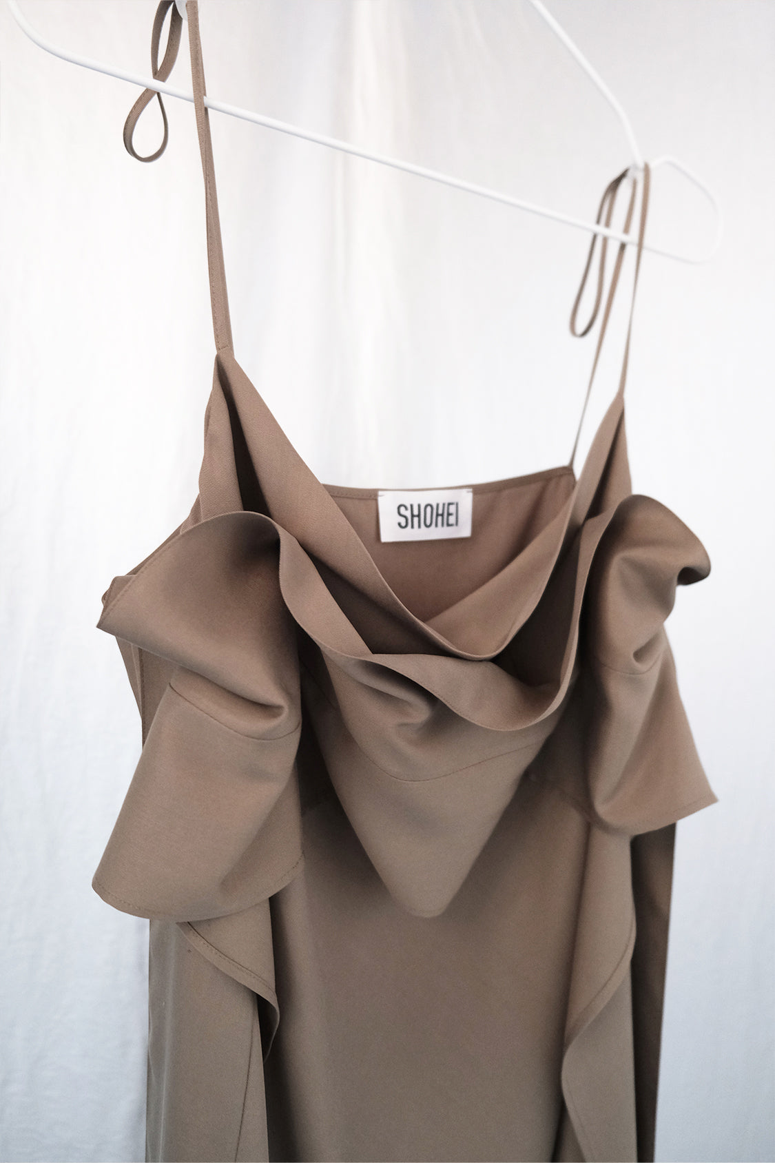 IRENE SLIP DRESS / Lyocell TENCEL _ slate green - Shohei-collection