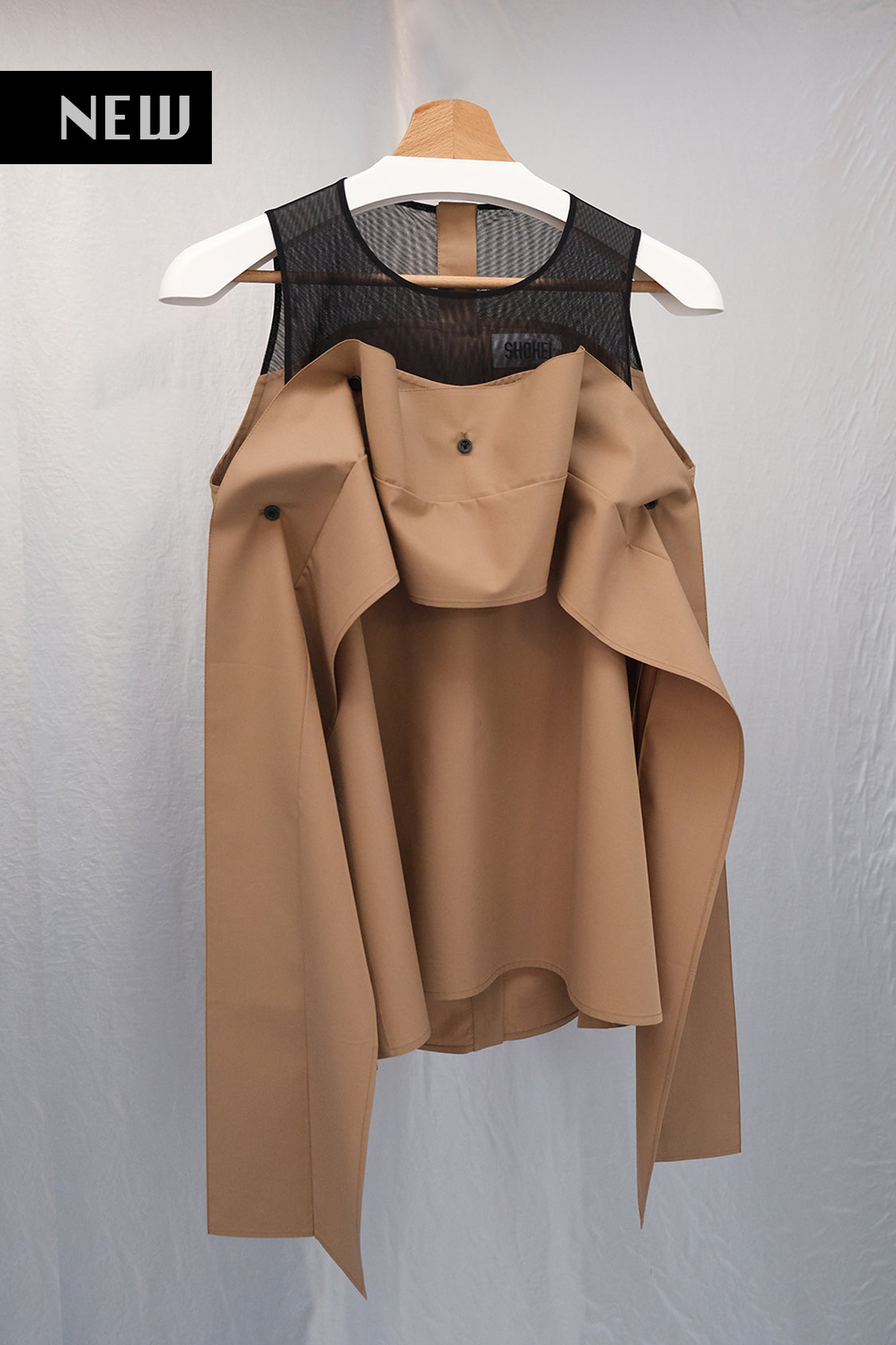 SHOHEI IRENE TOP in cotton, signature design