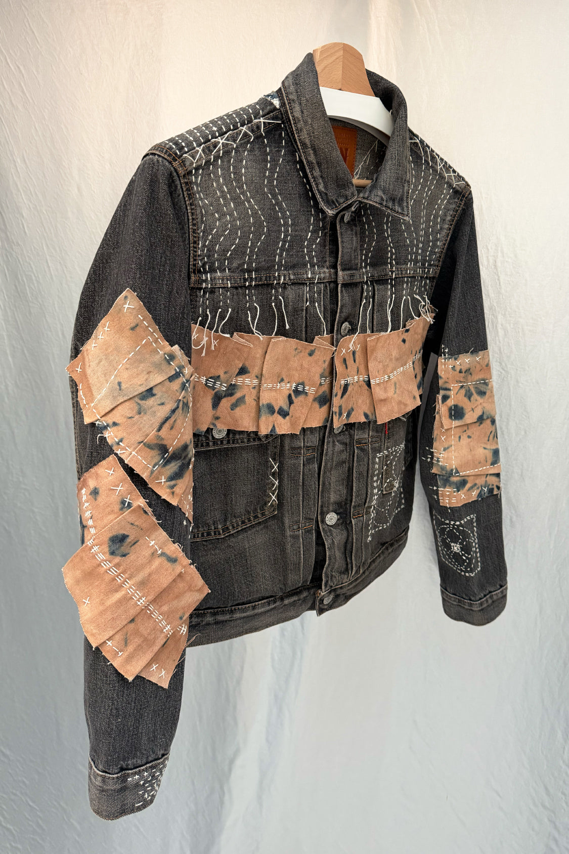 ZEN DENIM JACKET - EDWIN x SHOHEI 505ZX02 / washed black selvage denim - Shohei-collection