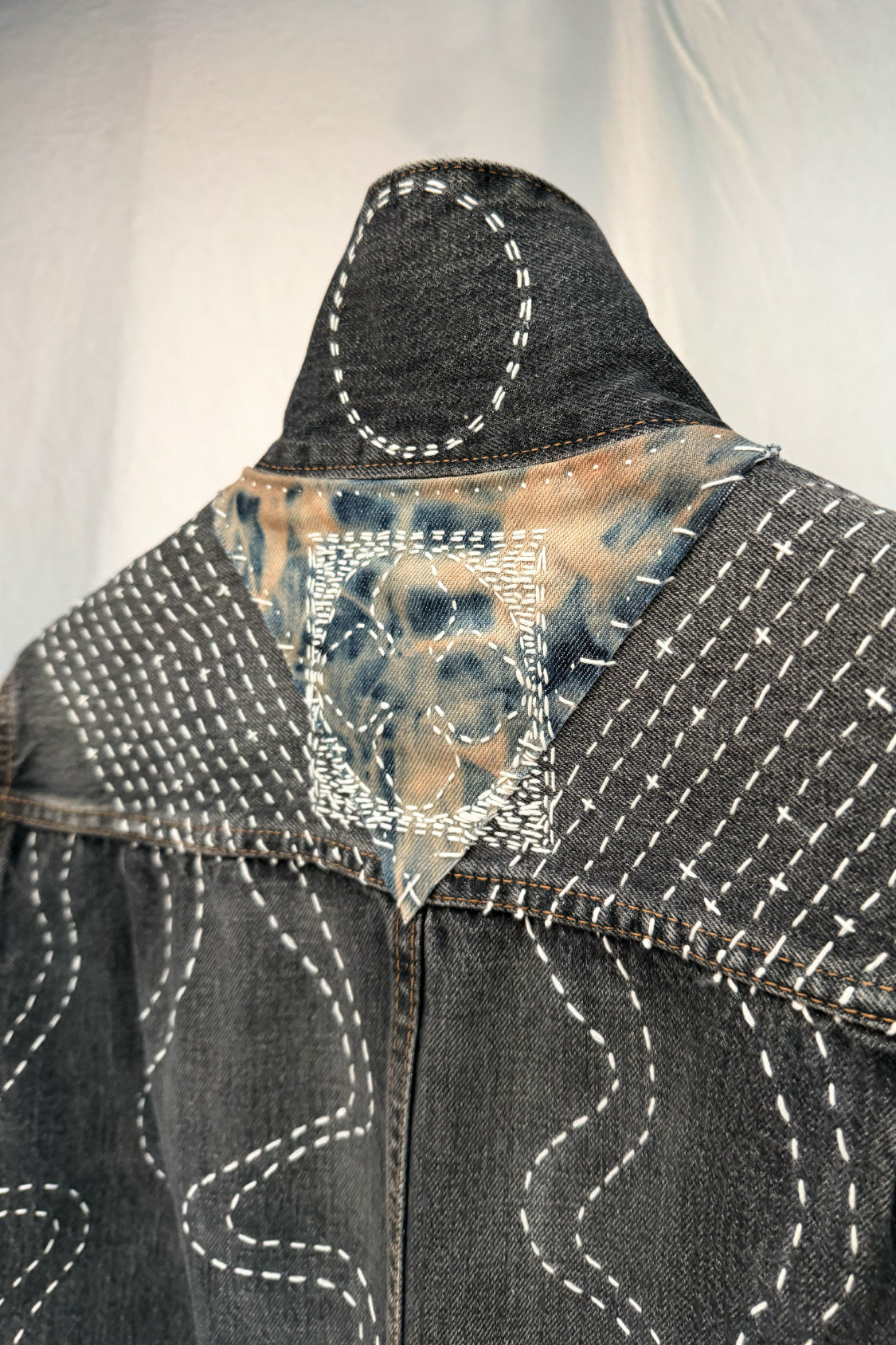 ZEN DENIM JACKET - EDWIN x SHOHEI 505ZX02 / washed black selvage denim - Shohei-collection