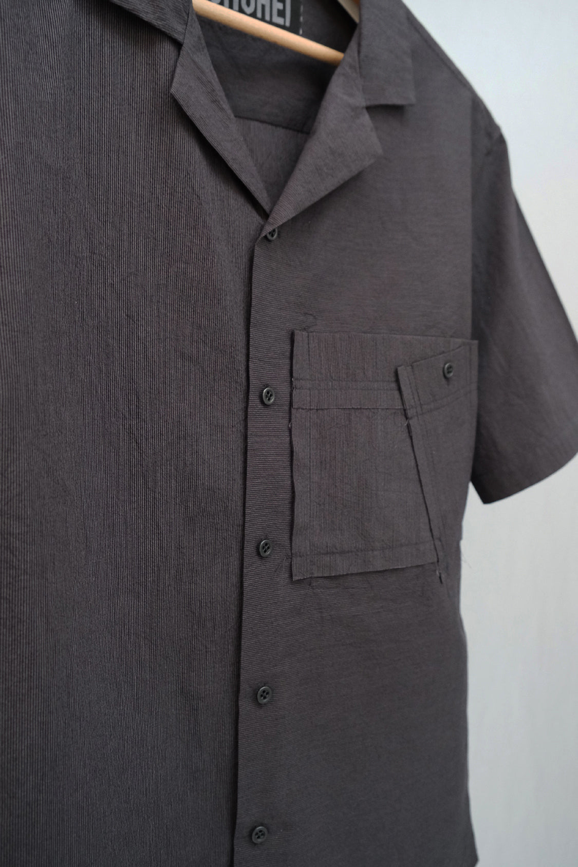 JUN BOWLING SHIRT / seersucker - Shohei-collection