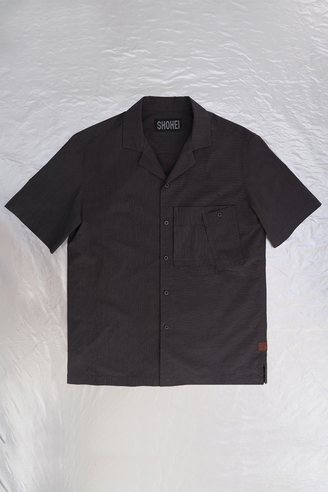 JUN BOWLING SHIRT / seersucker - Shohei-collection