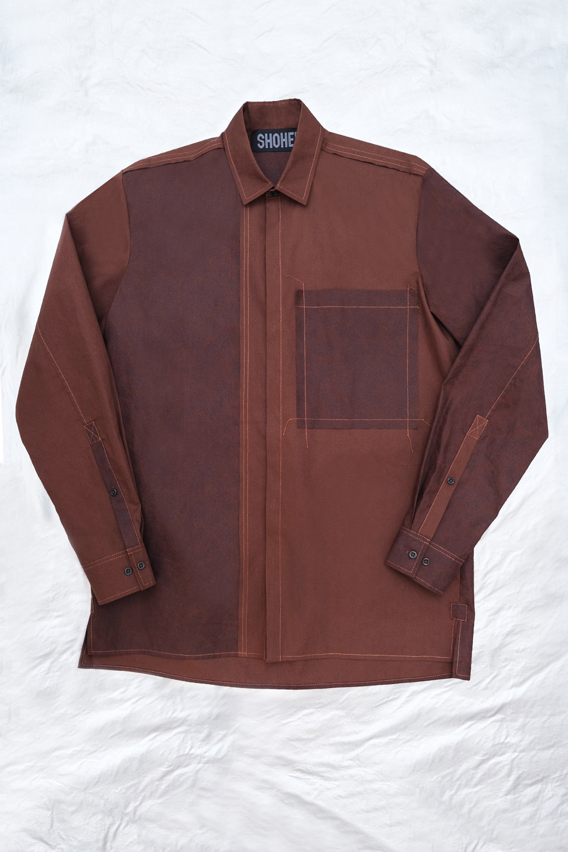 TWO-TONE SHIRT / KAKISHIBU - Shohei-collection