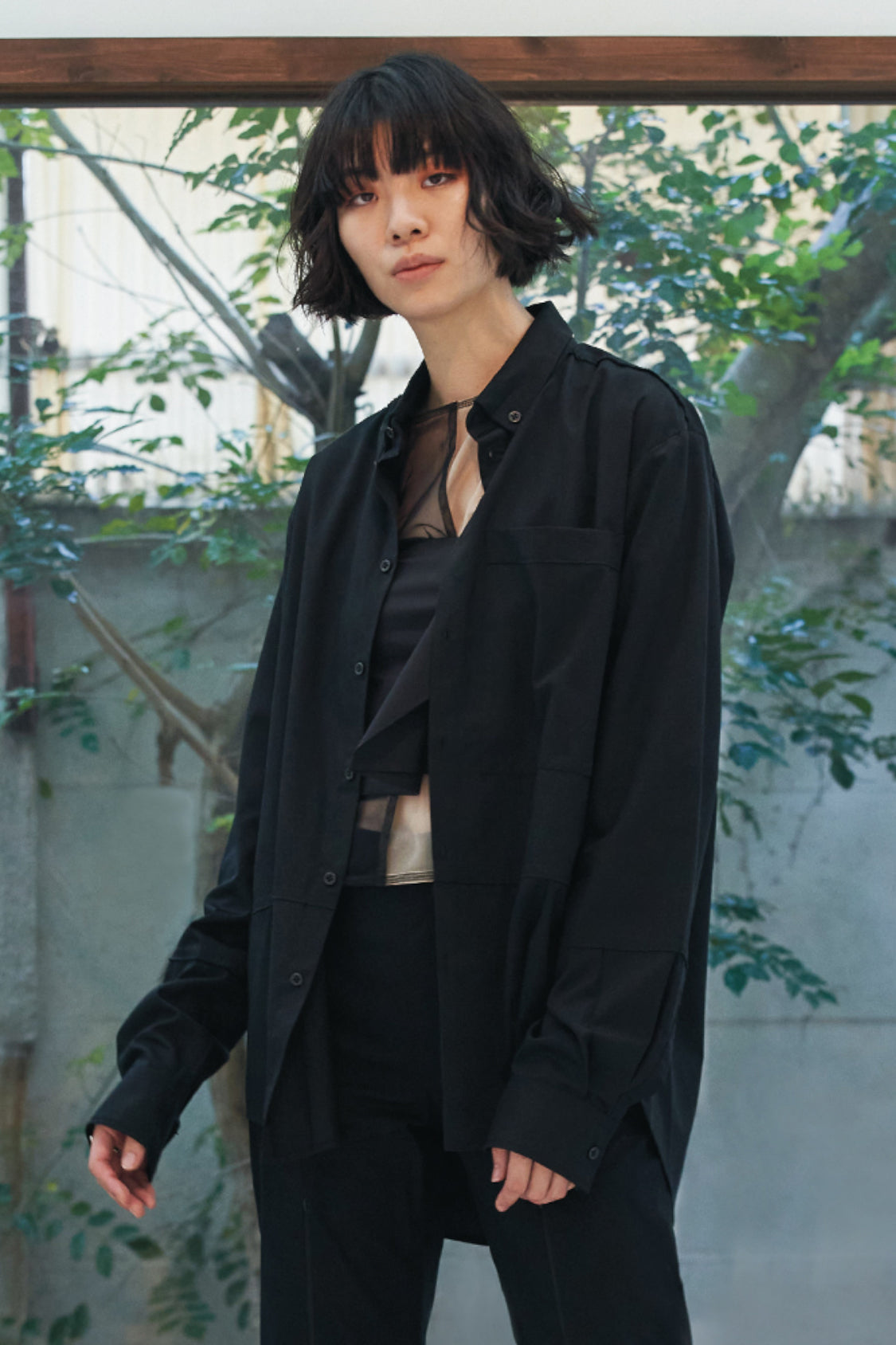 KEITA BUTTON DOWN SHIRT / boyfriend fit - Shohei-collection