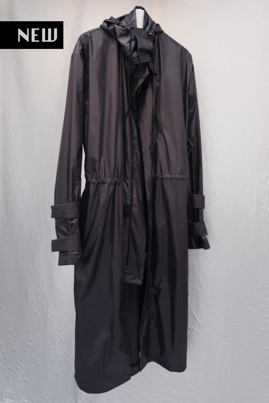 SHOHEI KYO COAT, unisex minimalist outerwear in GRS recycled polyester