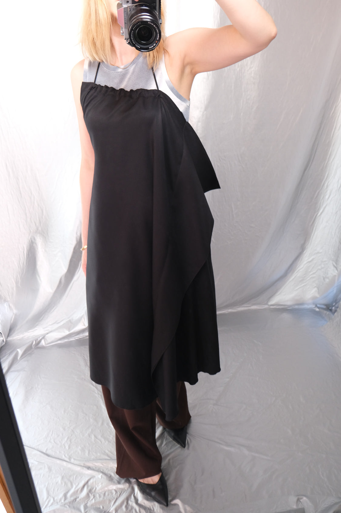 LINA FLAIR DRESS / zero-waste fashion - Shohei-collection