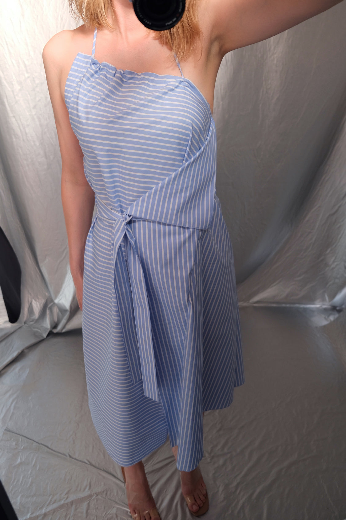 LINA FLAIR DRESS / zero-waste fashion - Shohei-collection