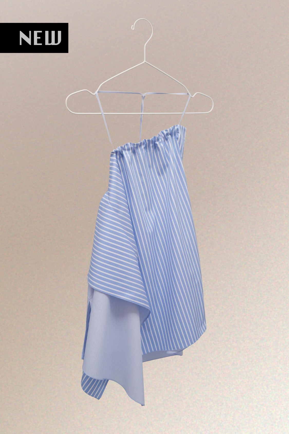 SHOHEI LINA FLAIR TOP in stripe mix, TENCEL lyocell