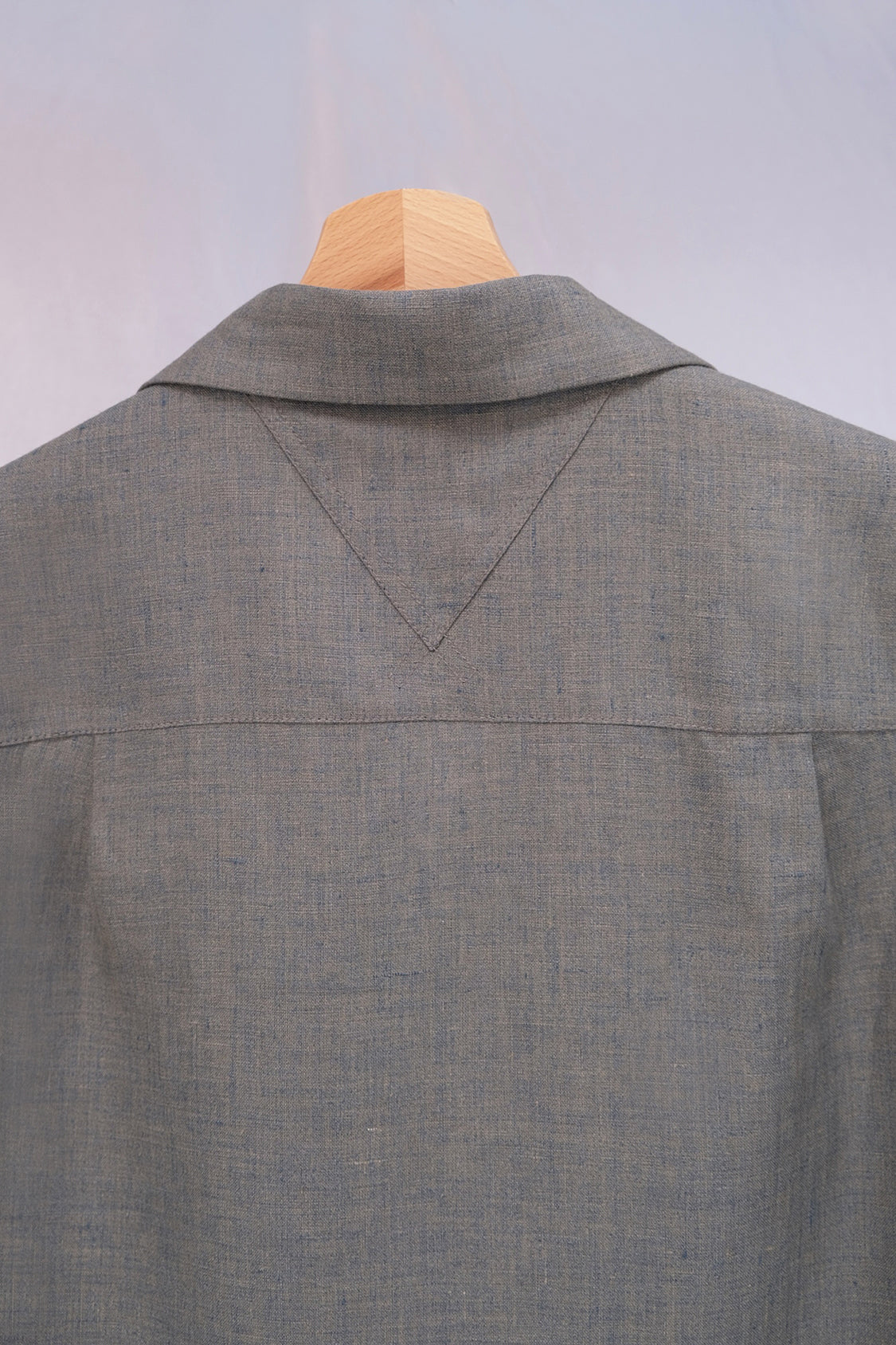 JUN BOWLING SHIRT / Italian linen - Shohei-collection