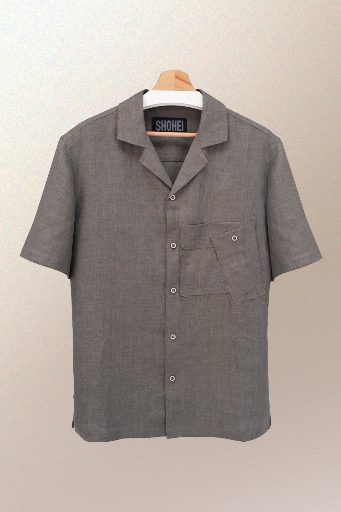 SHOHEI JUN BOWLING SHIRT in Italian linen