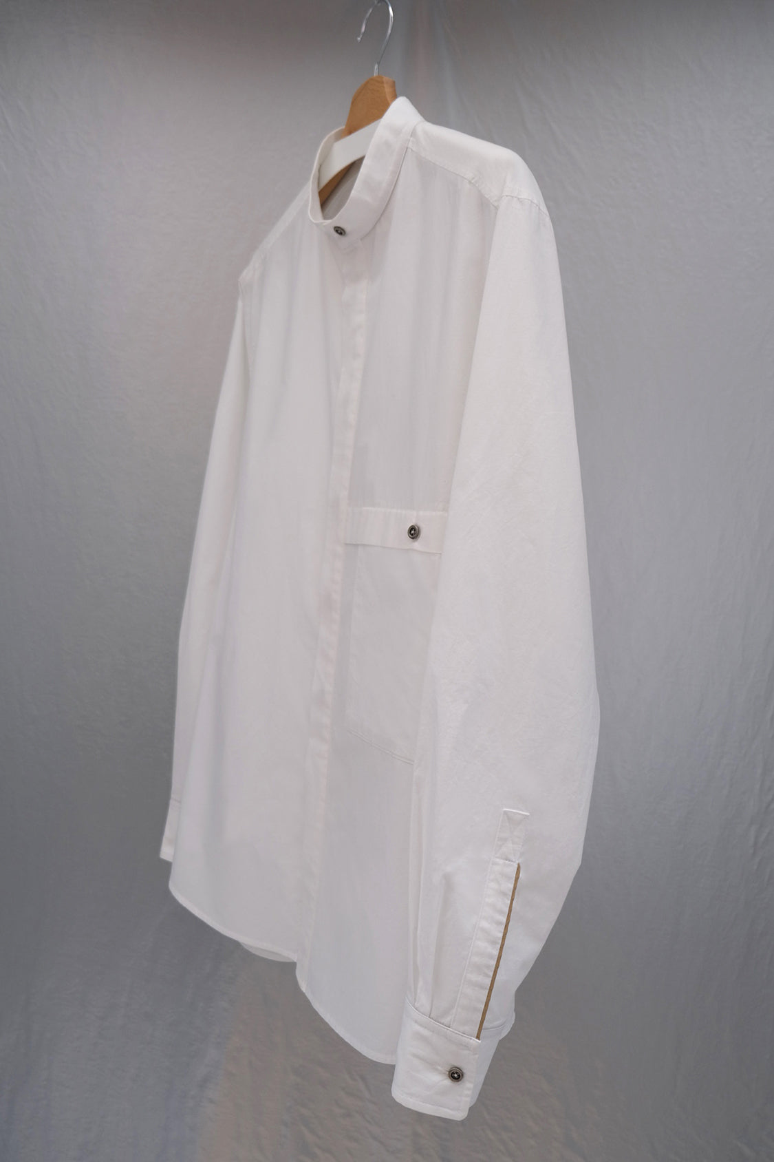 MAKATO バンドカラーシャツ / 日本製綿