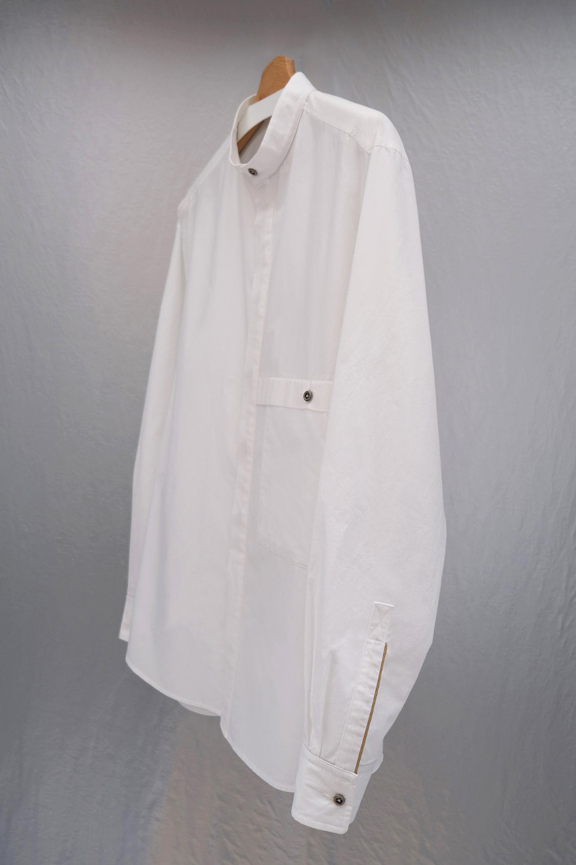 MAKATO BAND COLLAR SHIRT | SHOHEI COLLECTION Shohei-collection MAKATO BAND COLLAR SHIRT | SHOHEI COLLECTION Shohei-collection