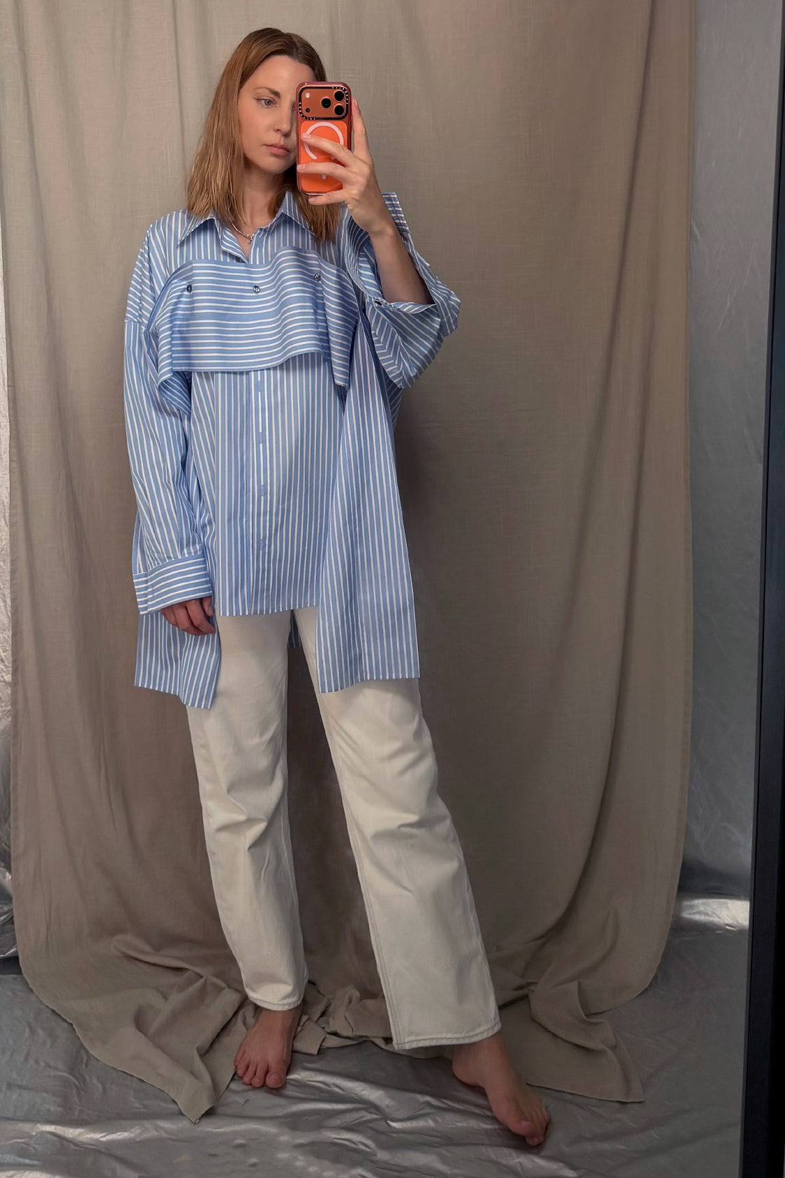 IRENE DROP SHOULDER SHIRT | signature style