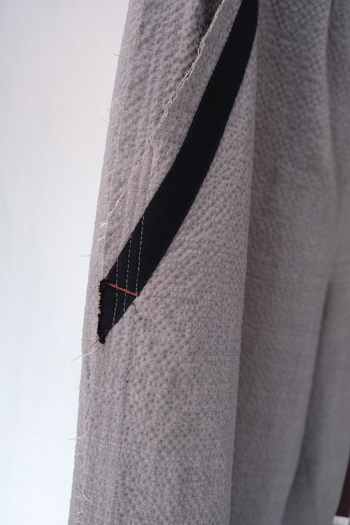 JUN JOGG PANTS / Wool blend textile