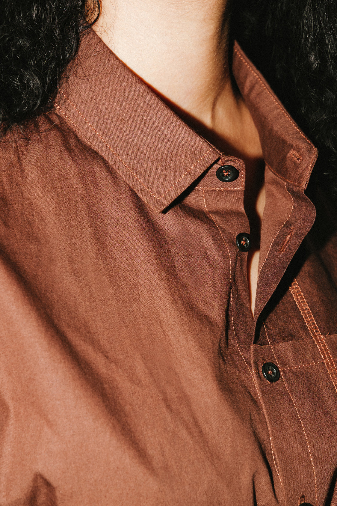 CONTRAST TECH SHIRT / Kakishibu - Shohei-collection