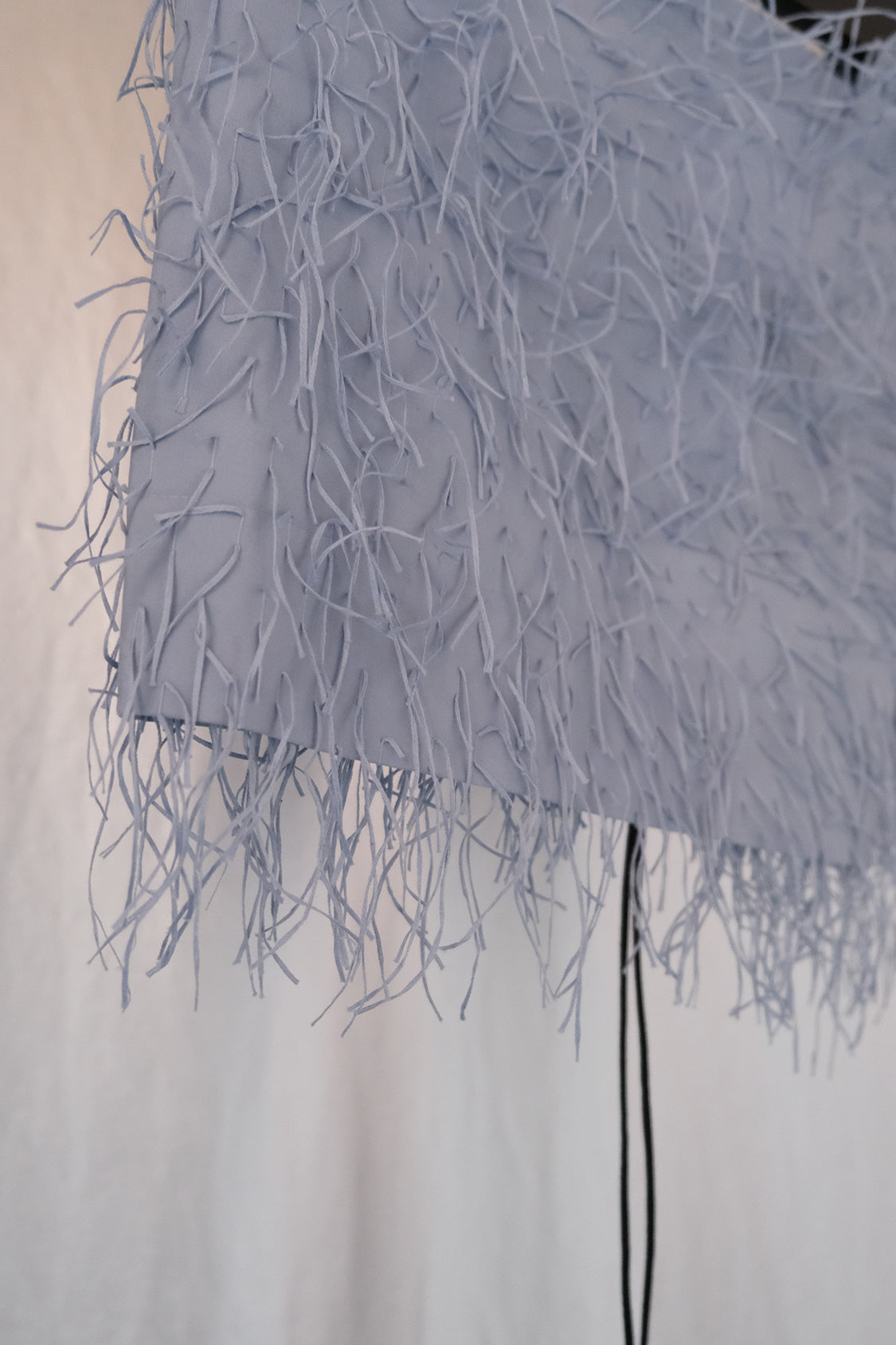 SIRI FRINGE TOP / NEW dusty blue - Shohei-collection