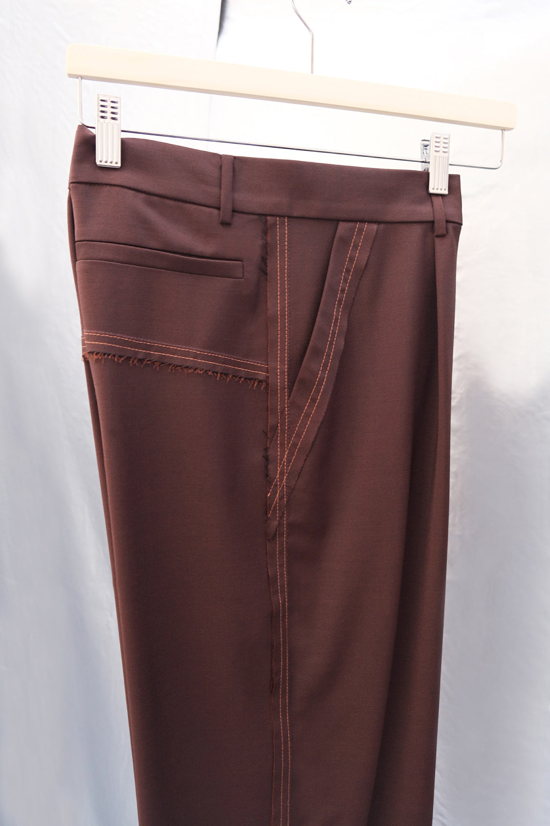 WOOL PANTS / raw edge style - Shohei-collection