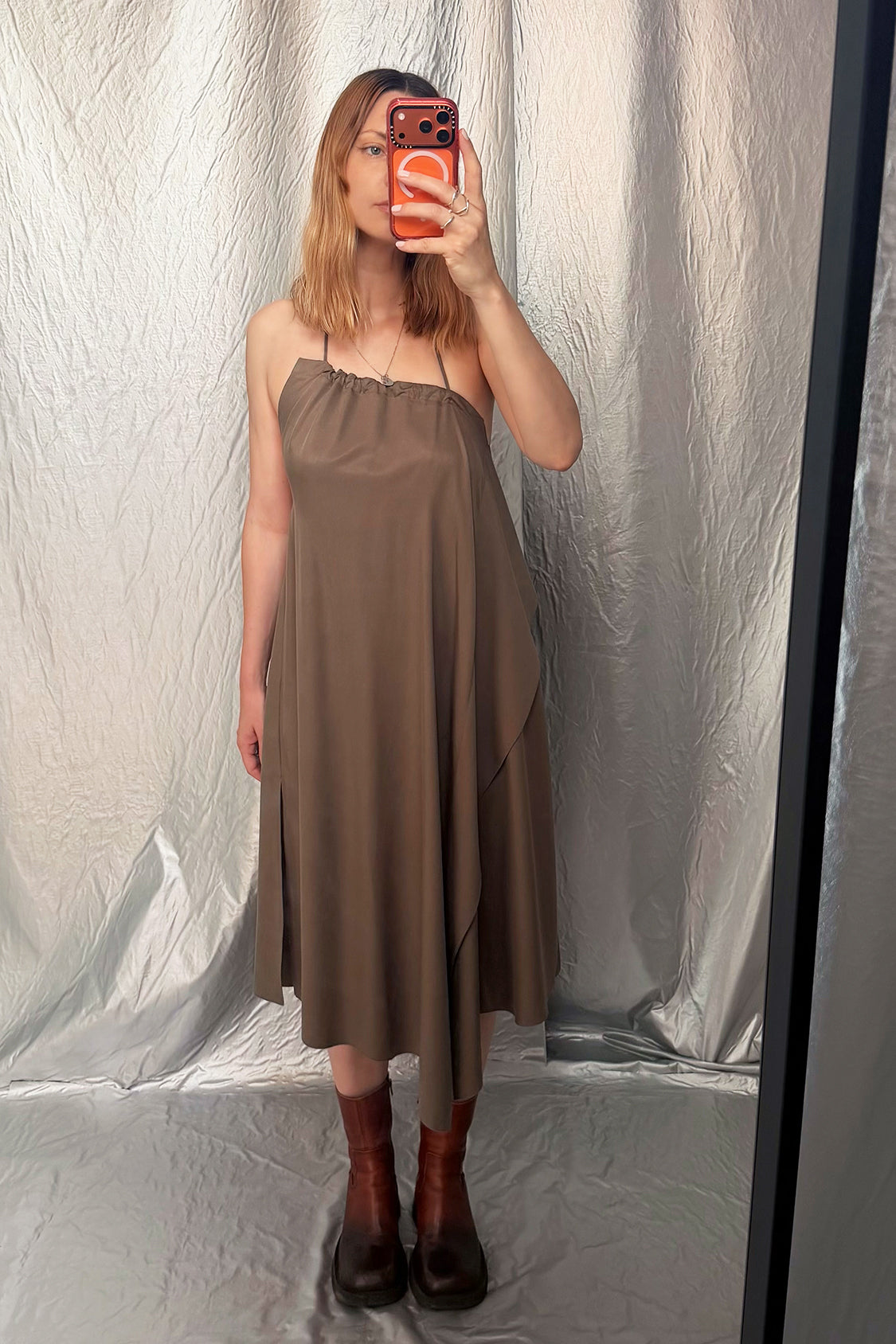 LINA FLAIR DRESS / Lyocell TENCEL - Shohei-collection