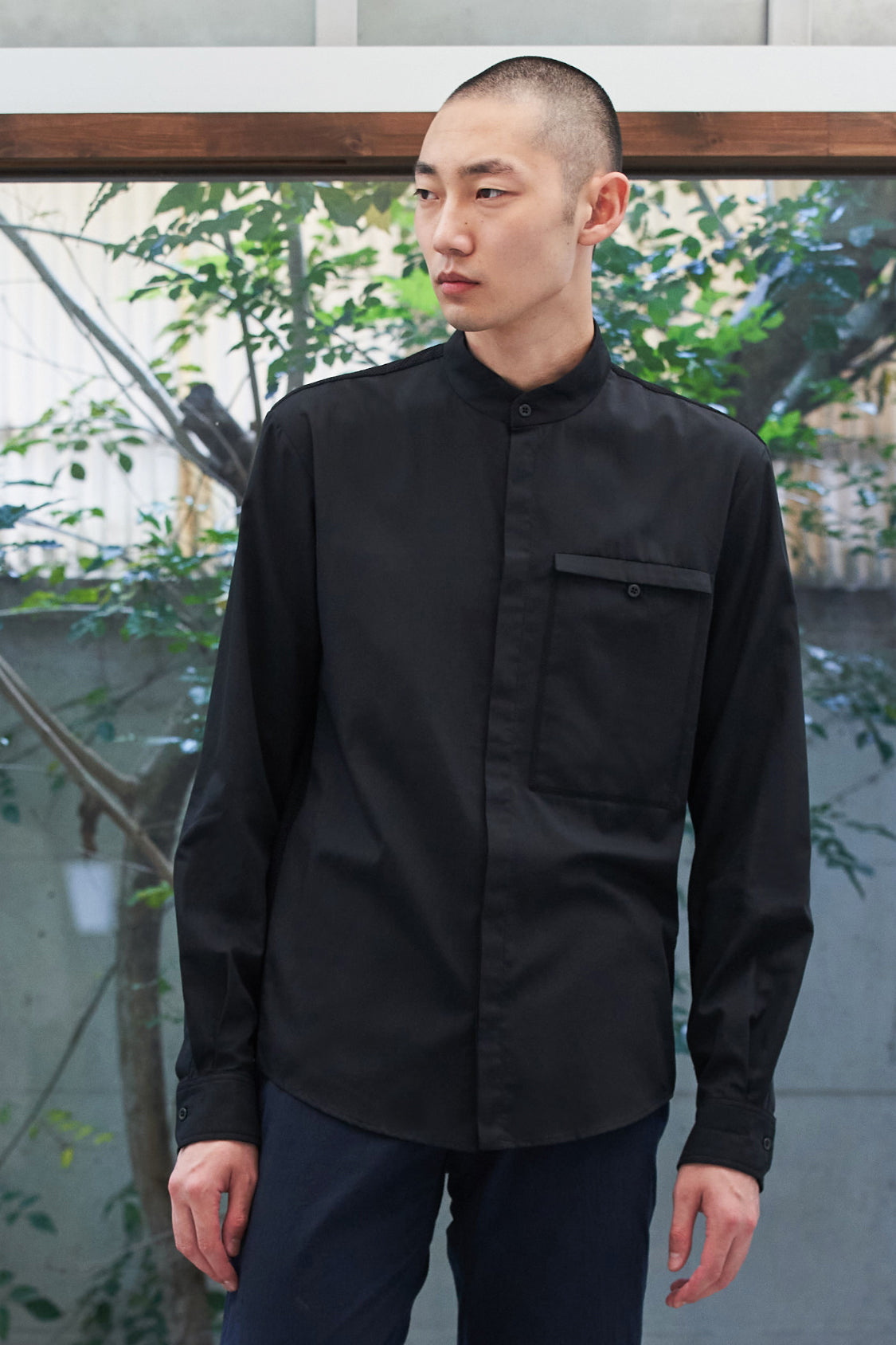 TAKEO SHIRT / TENCEL™ x MESH - Shohei-collection