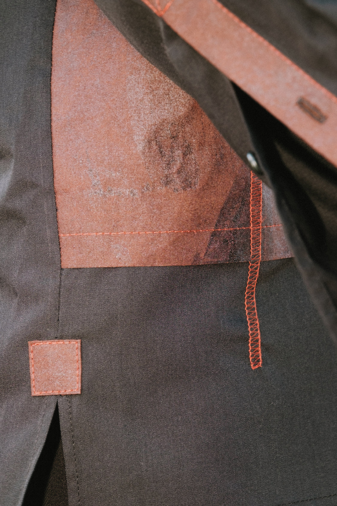 CONTRAST TECH SHIRT / material mix - Shohei-collection