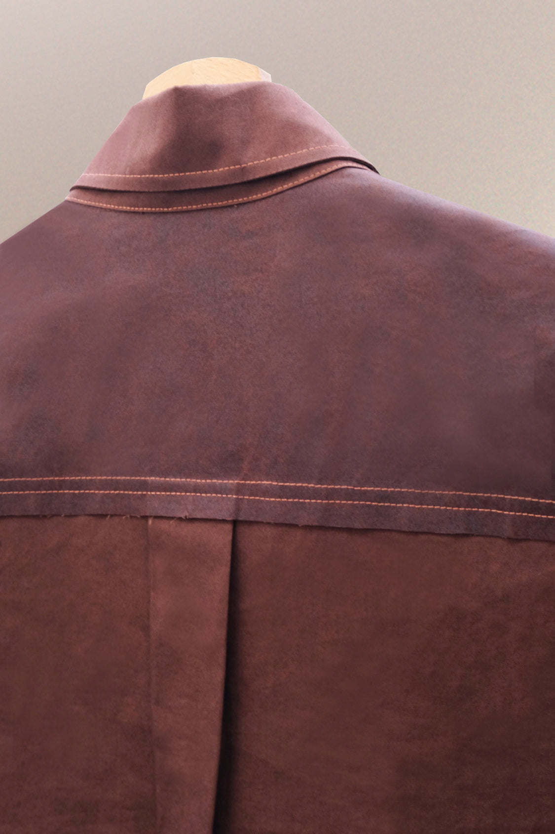 CONTRAST TECH SHIRT / Kakishibu Dye - Shohei-collection