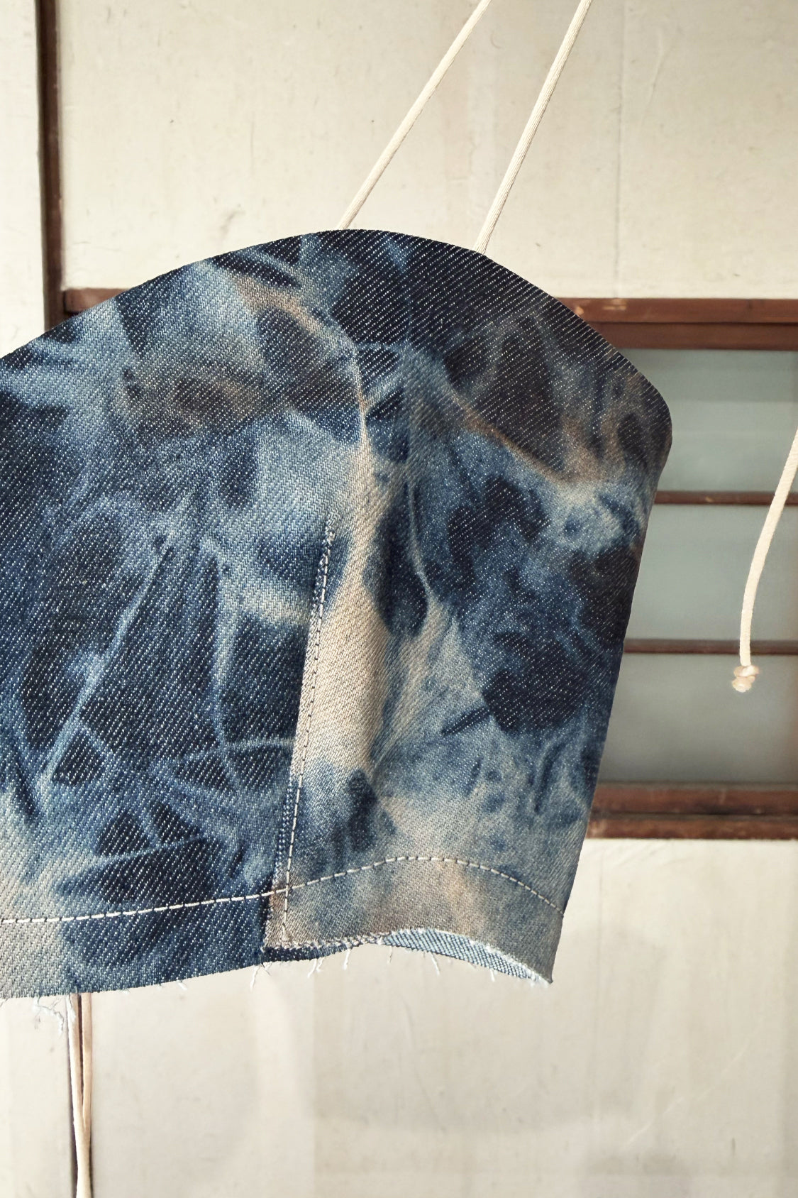 DENIM MICRO TOP / persimmon dye Japanese denim - Shohei-collection