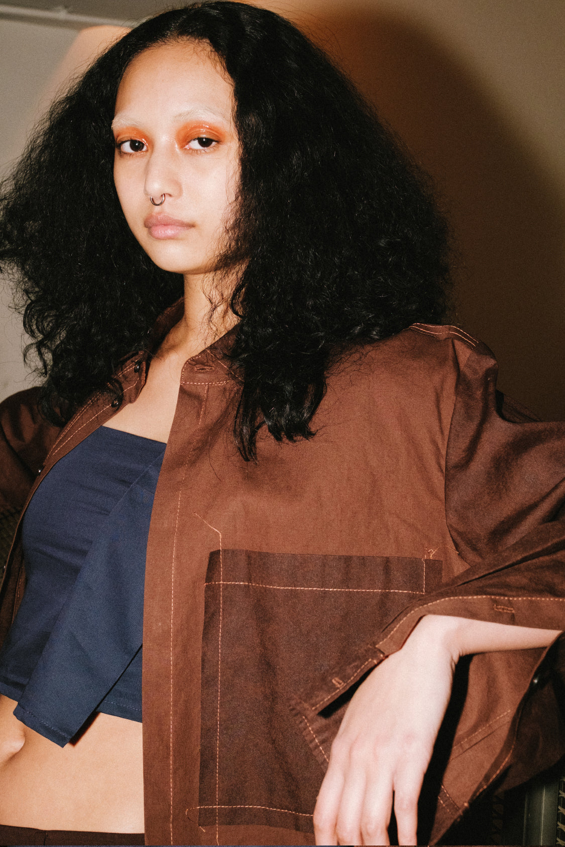 TWO-TONE SHIRT / KAKISHIBU - Shohei-collection