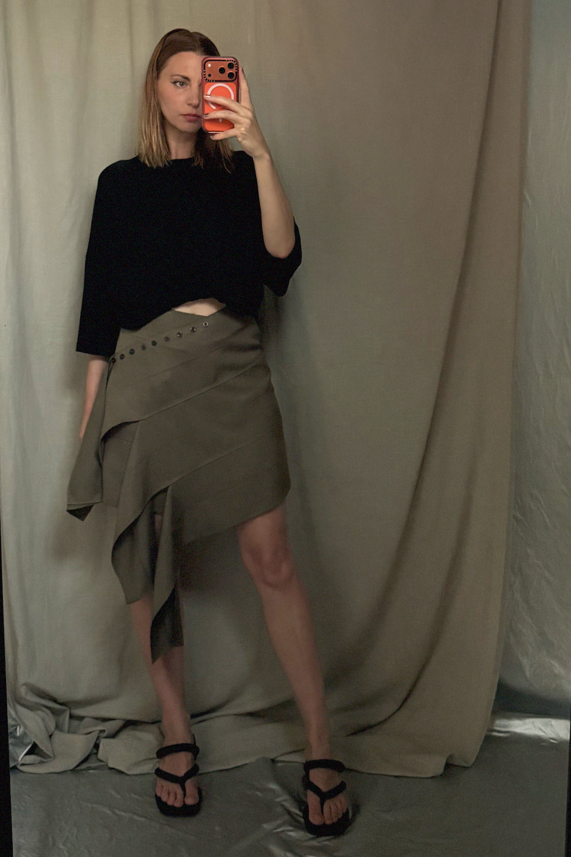 YURIE MINI SKIRT / Lyocell TENCEL