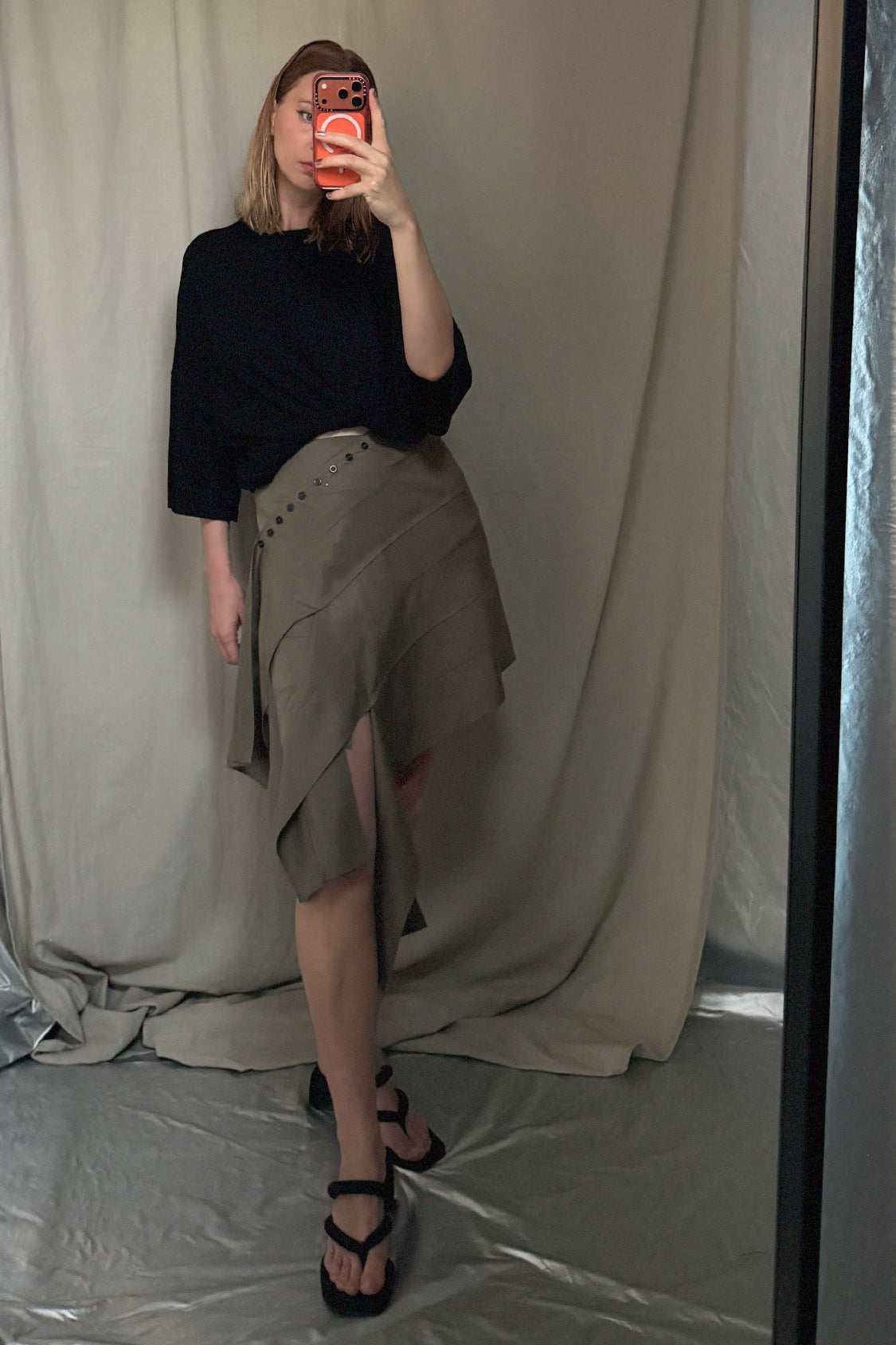 YURIE MINI SKIRT / Lyocell TENCEL