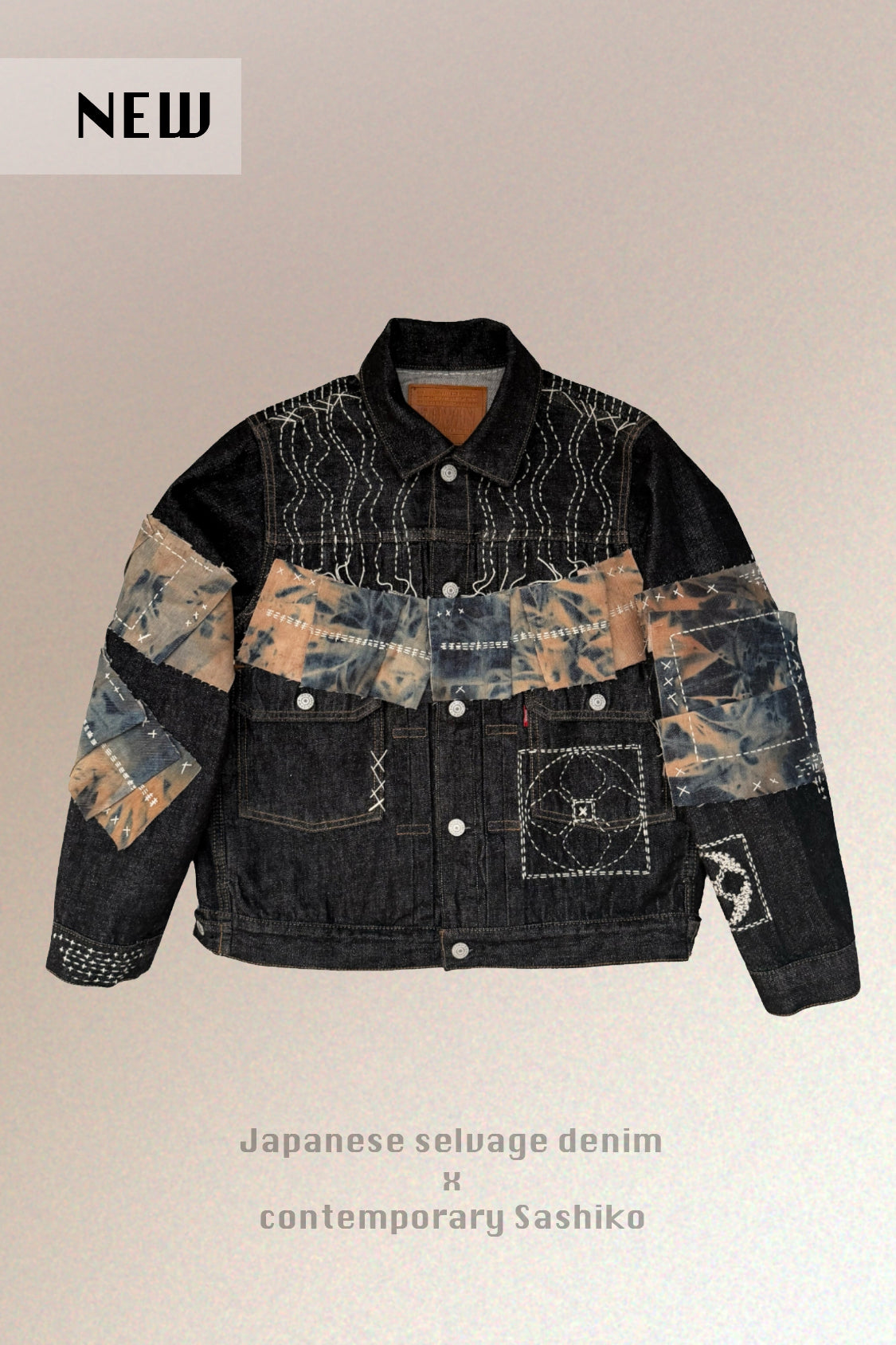 ZEN DENIM JACKET - EDWIN x SHOHEI 505ZX02 / black selvage denim - Shohei-collection