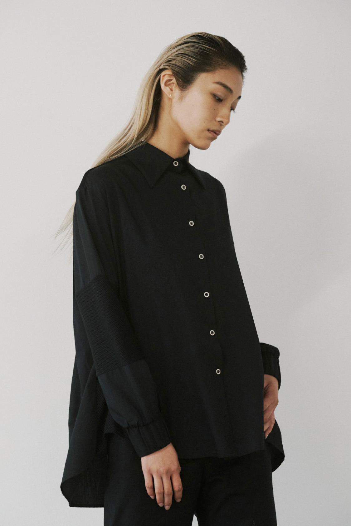 SHOHEI MAIKO BLOUSE in TENCEL lyocell