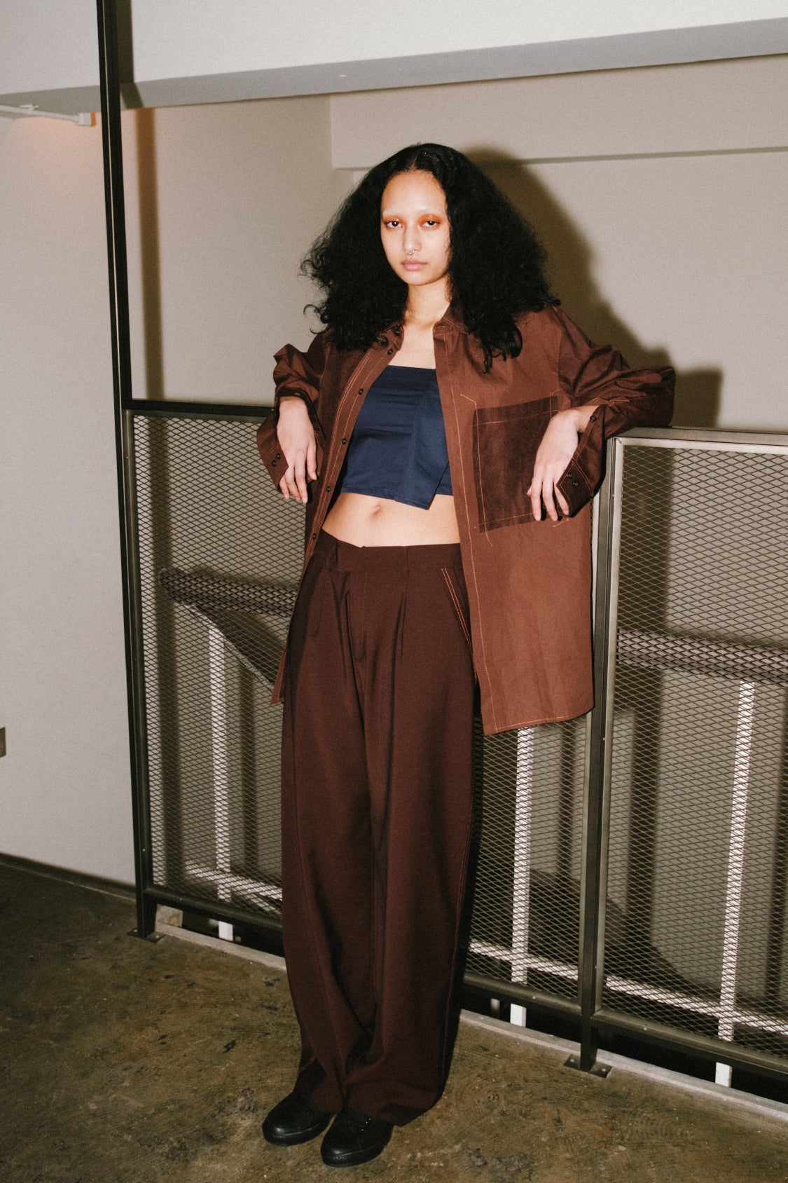 WOOL PANTS / raw edge style - Shohei-collection