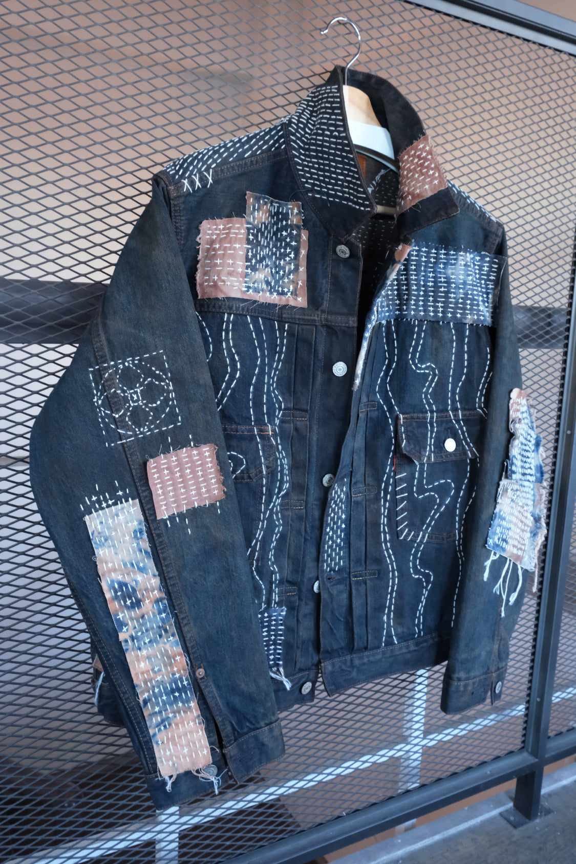 ZEN DENIM JACKET - EDWIN x SHOHEI 505ZX01 / selvage denim x persimmon dye - Shohei-collection