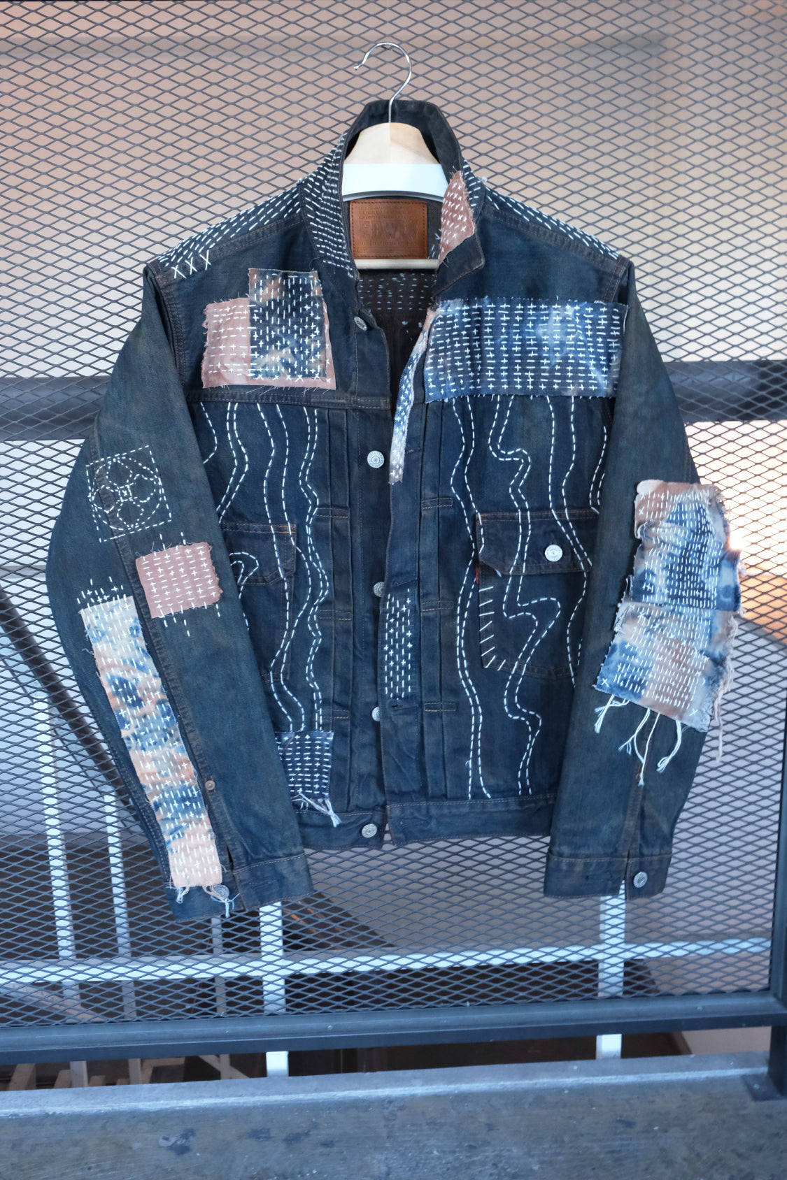 ZEN DENIM JACKET - EDWIN x SHOHEI 505ZX01 / selvage denim x persimmon dye - Shohei-collection