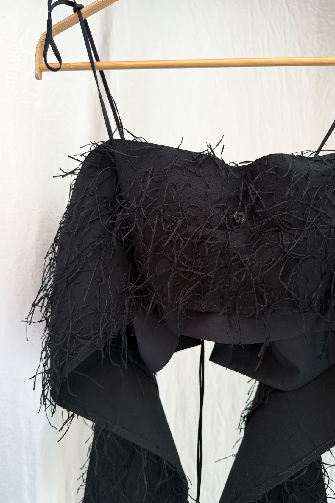 SAILA FRINGE TOP / Japanese textile art