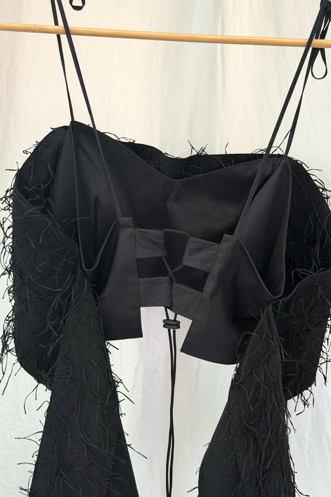 SAILA FRINGE TOP / Japanese textile art