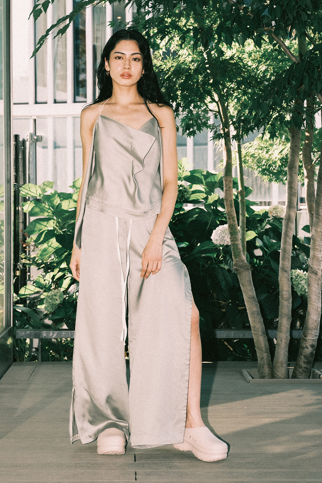 ZIGGY PANTS / Lyocell TENCEL Satin - Shohei-collection