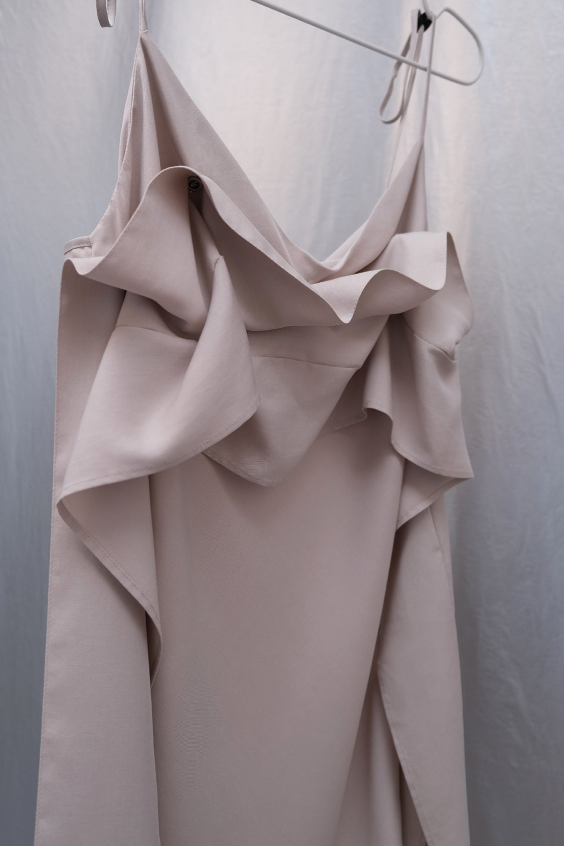 IRENE SLIP DRESS / Lyocell TENCEL _ slate grey - Shohei-collection