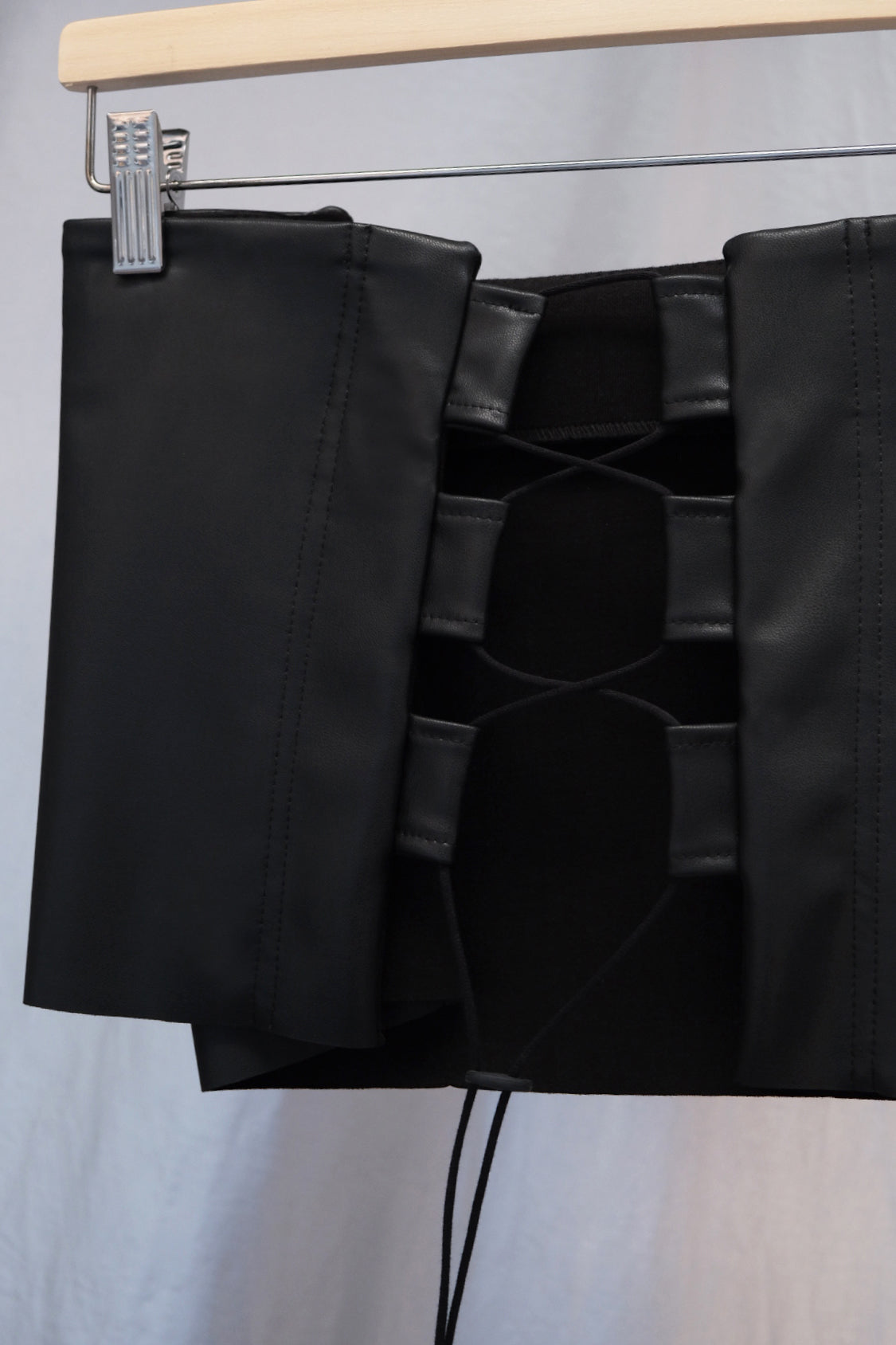 SIRI TOP vegan apple  leather / ZERO WASTE FASHION - Shohei-collection