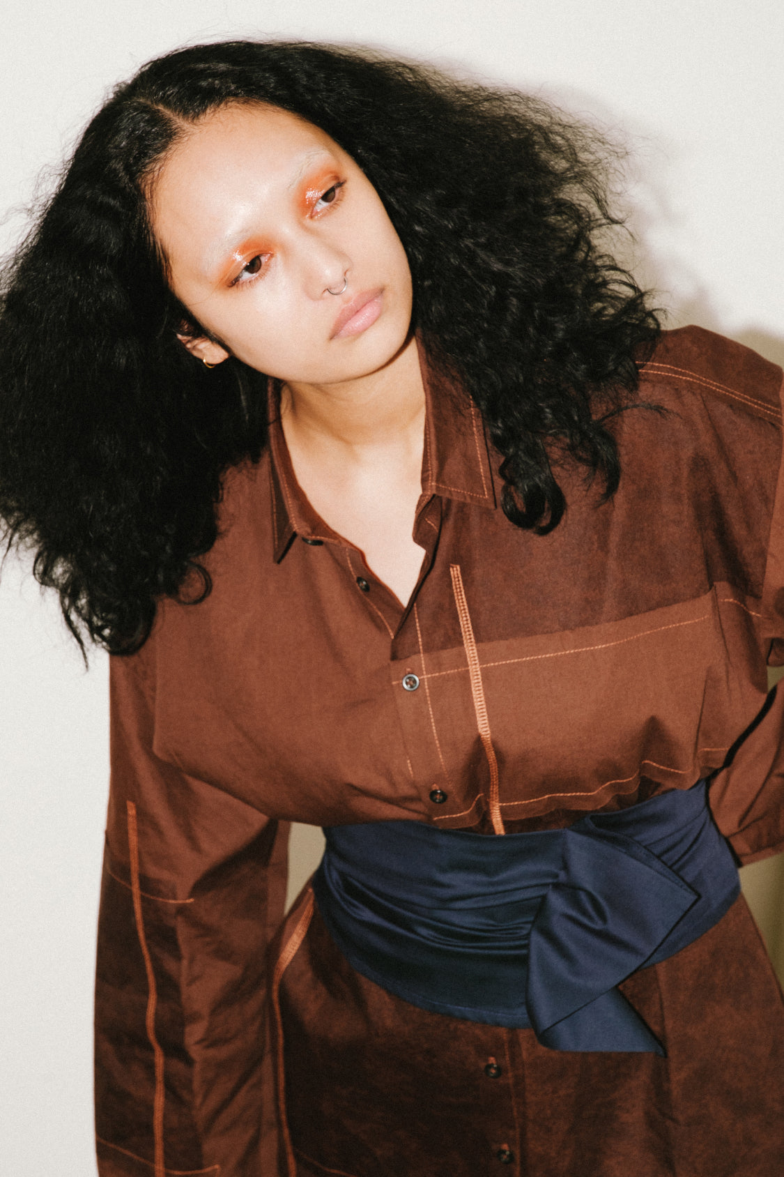 CONTRAST TECH SHIRT / Kakishibu - Shohei-collection