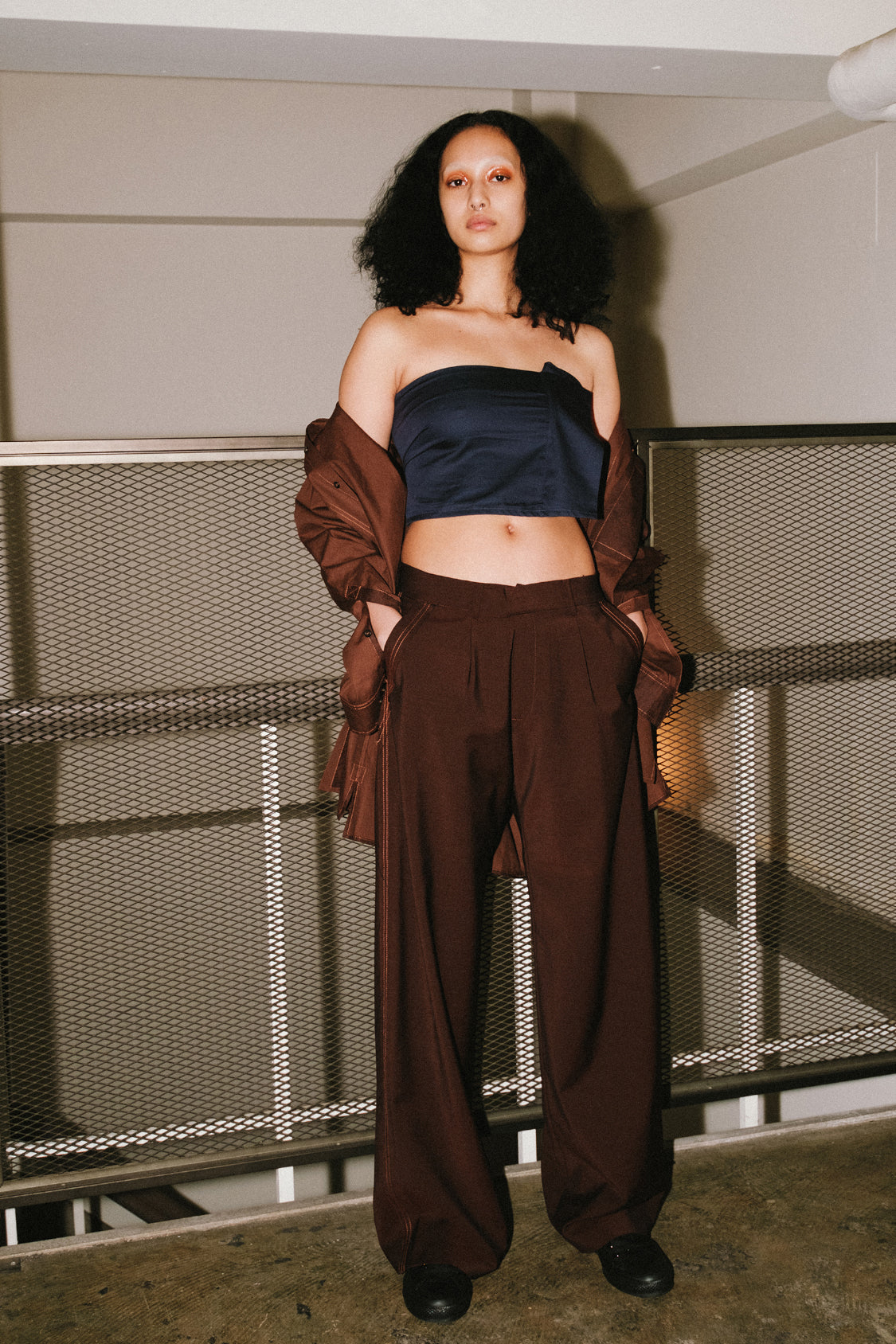 WOOL PANTS / raw edge style - Shohei-collection