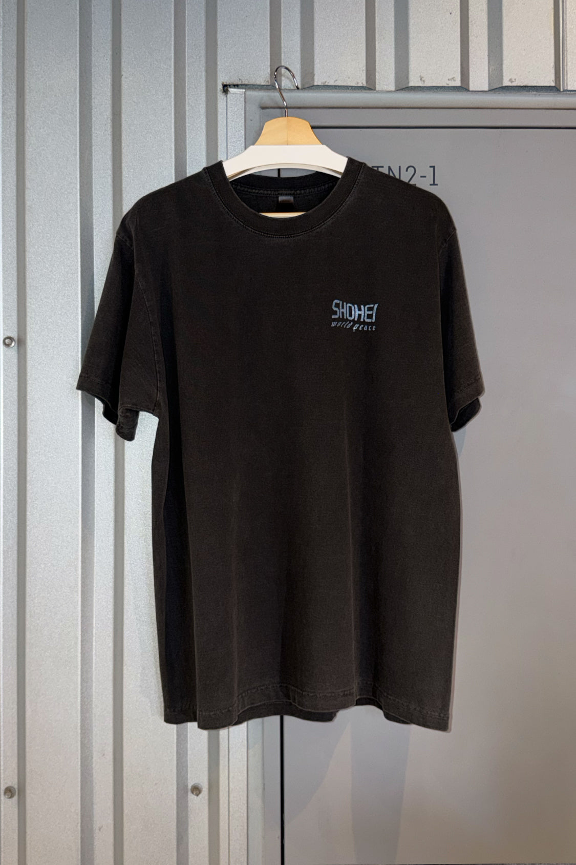 SHOHEI Calligraphy Tee / reflective print  'world peace' - Shohei-collection