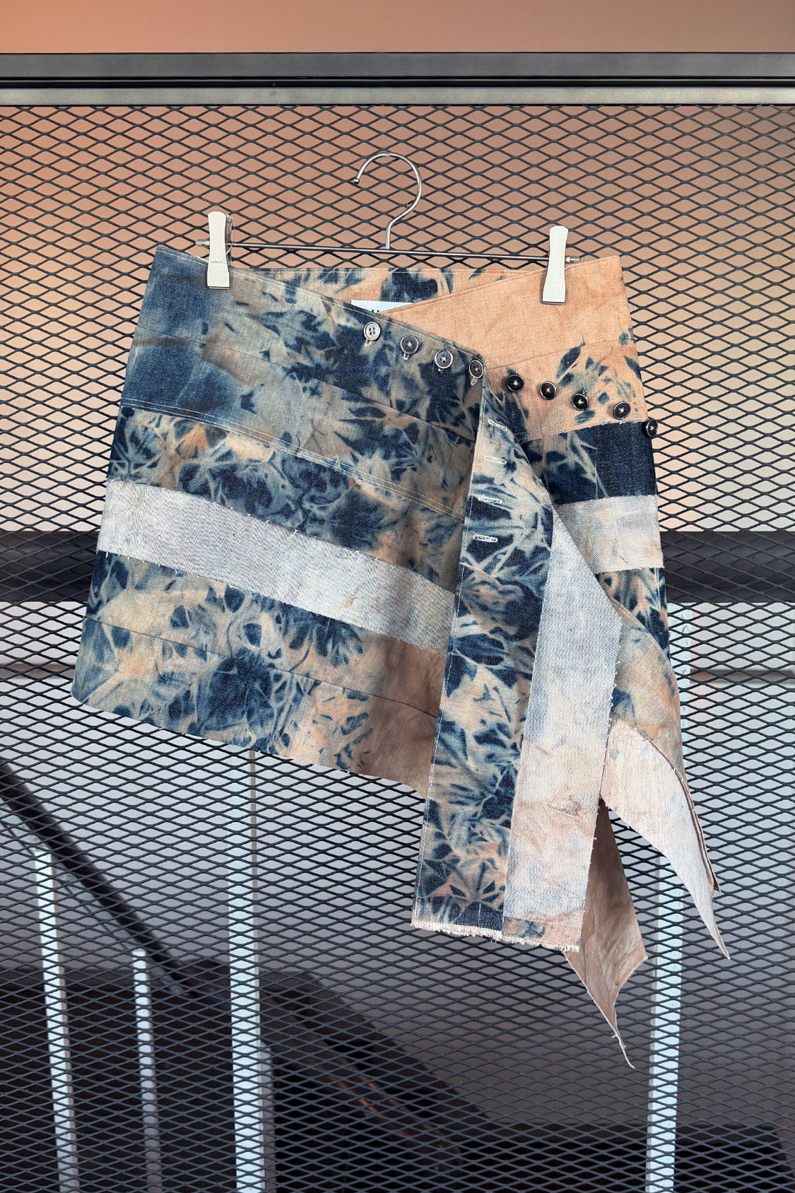 YURIE DENIM MINI SKIRT / persimmon dyed denim - Shohei-collection