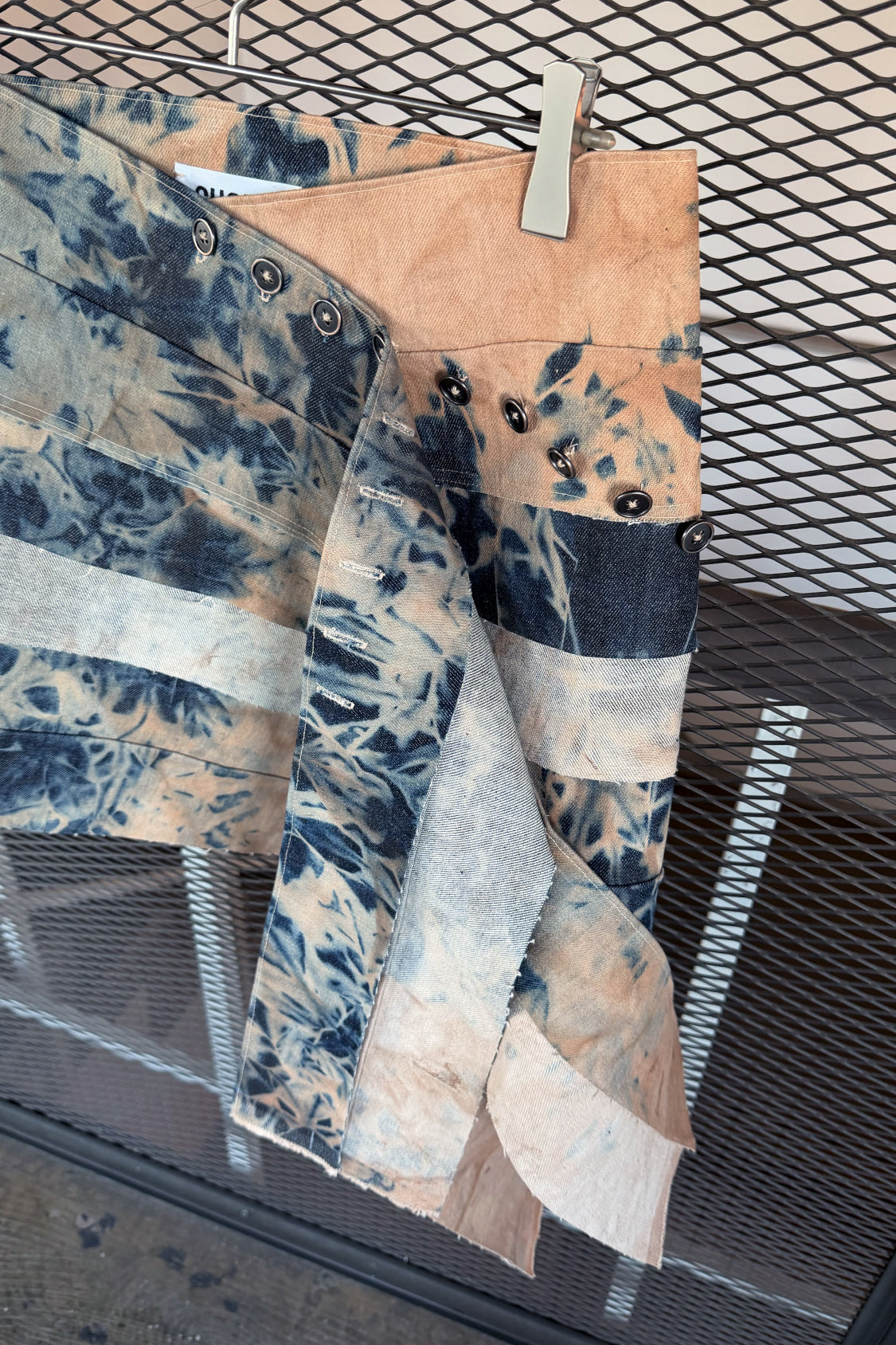 YURIE DENIM MINI SKIRT / persimmon dyed denim - Shohei-collection