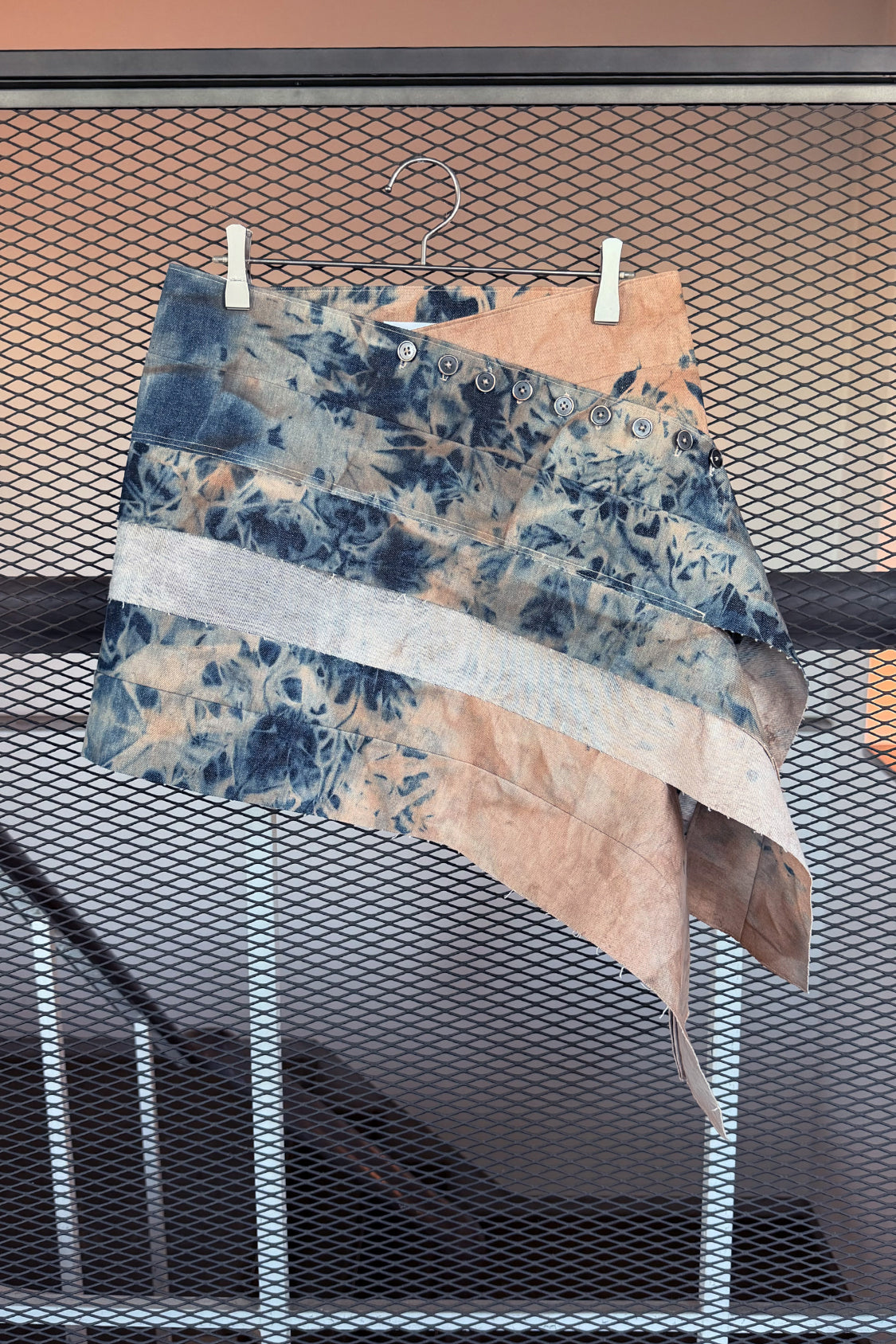 YURIE DENIM MINI SKIRT / persimmon dyed denim - Shohei-collection